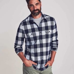 Faherty - Legend Sweater Shirt - Arctic Buffalo